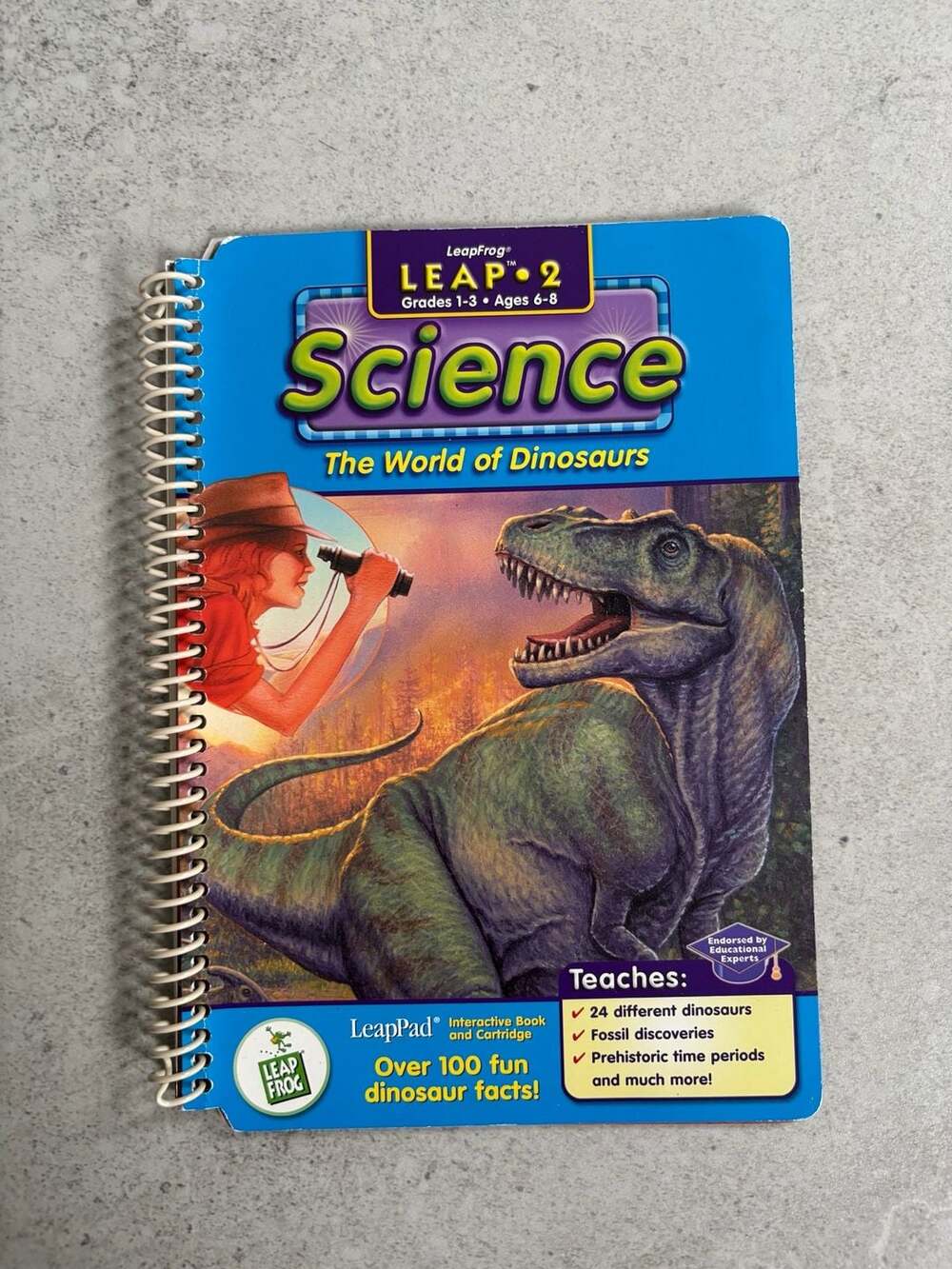 LeapFrog LeapPad 2 Science The World of Dinosaurs Interactive Book(Book Only )